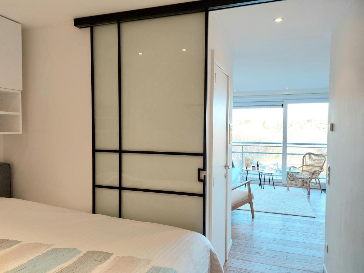 Studio 3 Bredene Met Strandcabine Exteriér fotografie